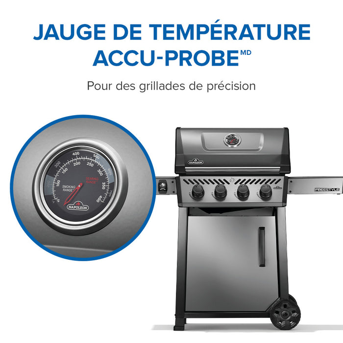 BBQ Freestyle 425, gris, Napoléon