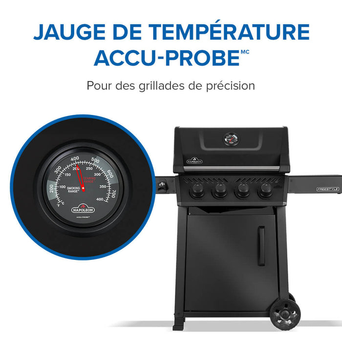 BBQ Freestyle 425, noir, Napoléon