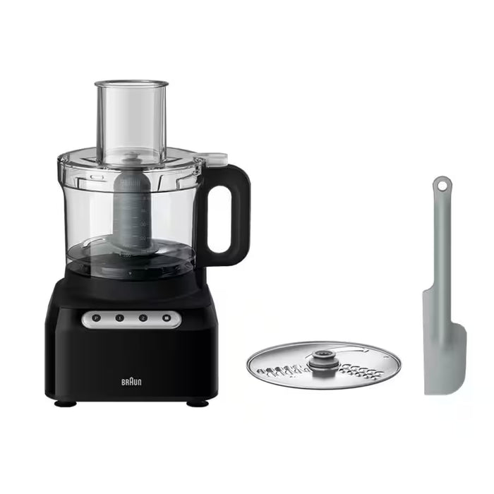 Robot culinaire, 8 tasses, noir, EasyPrep, Braun