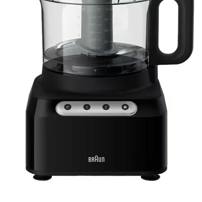 Robot culinaire, 8 tasses, noir, EasyPrep, Braun