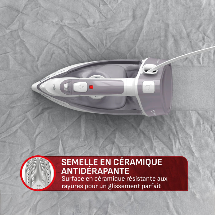 Fer à repasser à vapeur, cordon rétractable, T-fal Virtuo 30