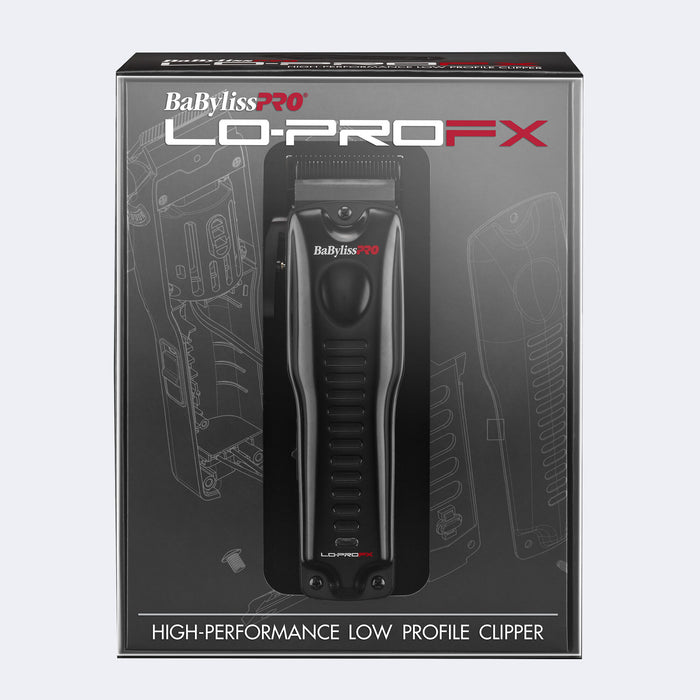 Tondeuse haute-performance à profil bas, noir, LoPROFX, Babyliss Pro