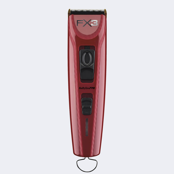 Tondeuse à couple élevé, rouge, FX3, Babyliss Pro