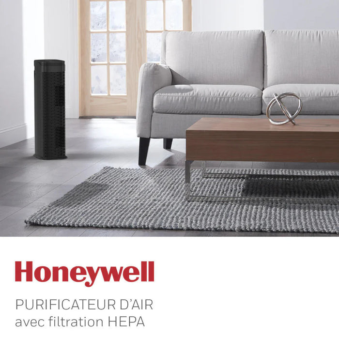 Purificateur d'air H.E.P.A., noir, Honeywell
