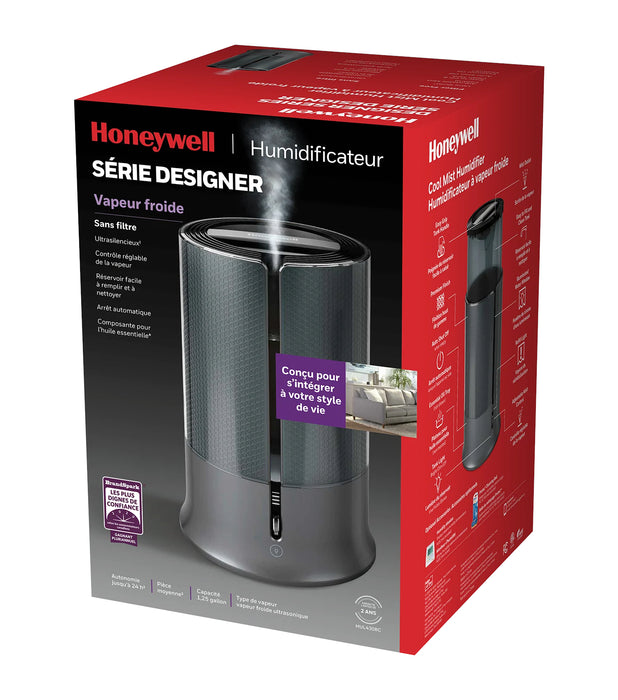 Humdificateur Ultrasonique à brume froide, noir, Honeywell