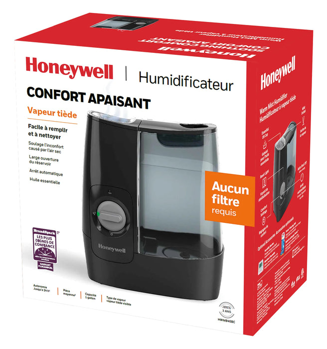 Humidificateur à vapeur chaude, noir, Honeywell