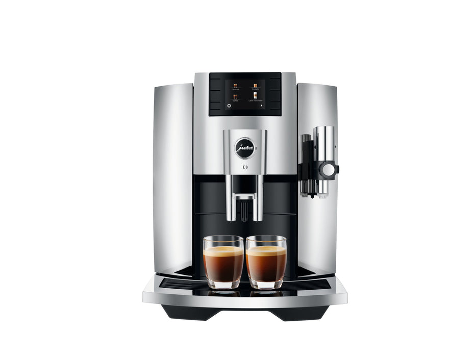 Machine à expresso automatique Jura E8, Chrome #15646 - Neuf Machine à expresso automatique Jura E8, Chrome #15646 - Neuf