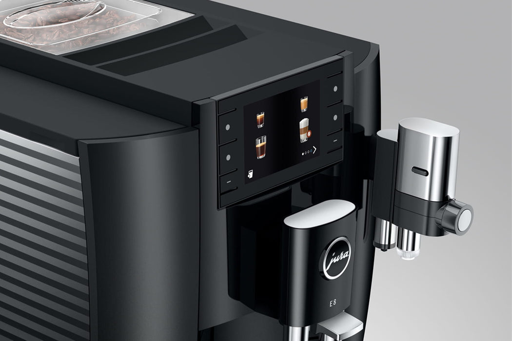 Machine espresso automatique, Jura E8 noire (nouvelle version)
