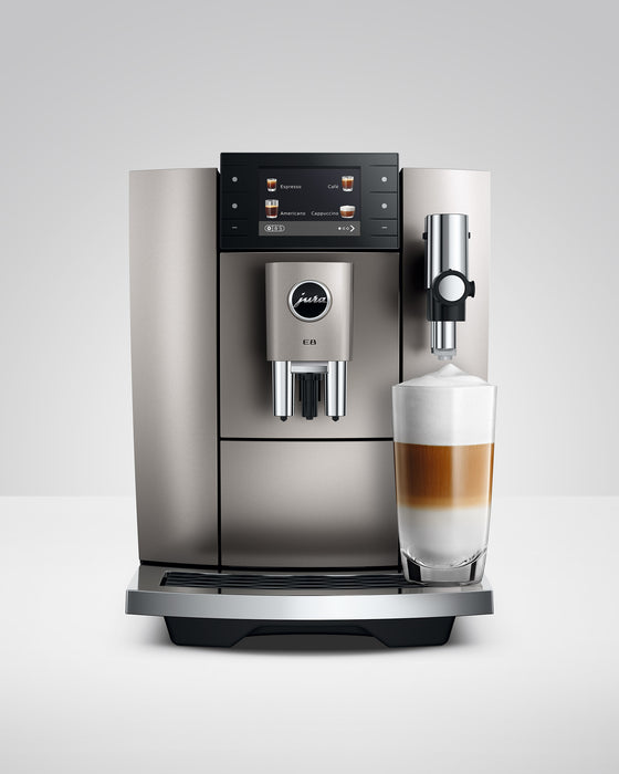 Machine espresso automatique E8, argent, Jura
