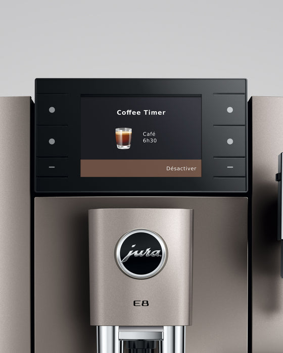 Machine espresso automatique E8, argent, Jura