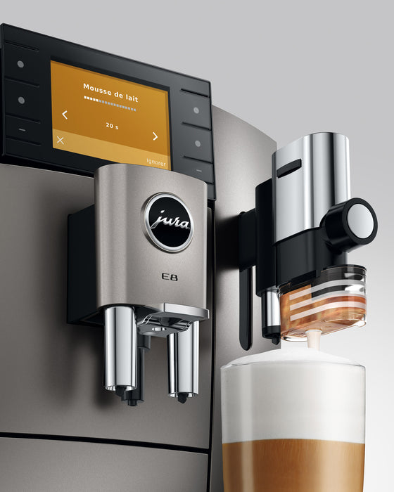 Machine espresso automatique E8, argent, Jura