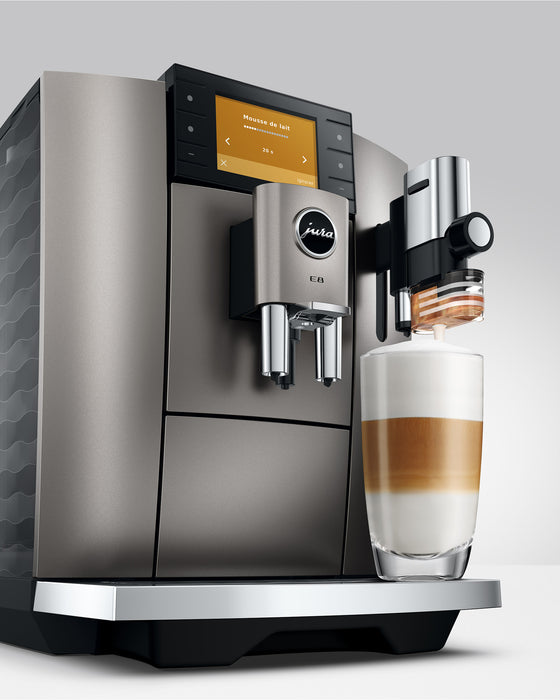 Machine espresso automatique E8, argent, Jura