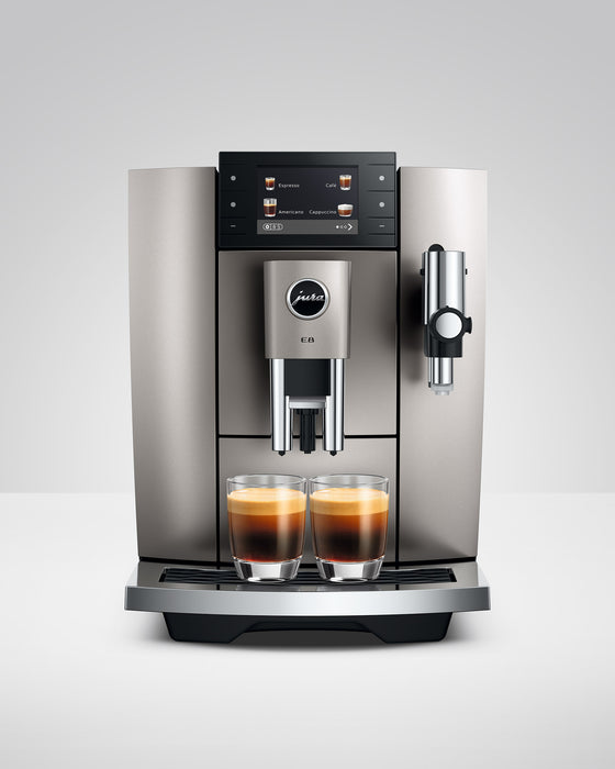 Machine espresso automatique E8, argent, Jura