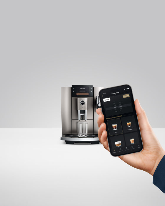 Machine espresso automatique E8, argent, Jura