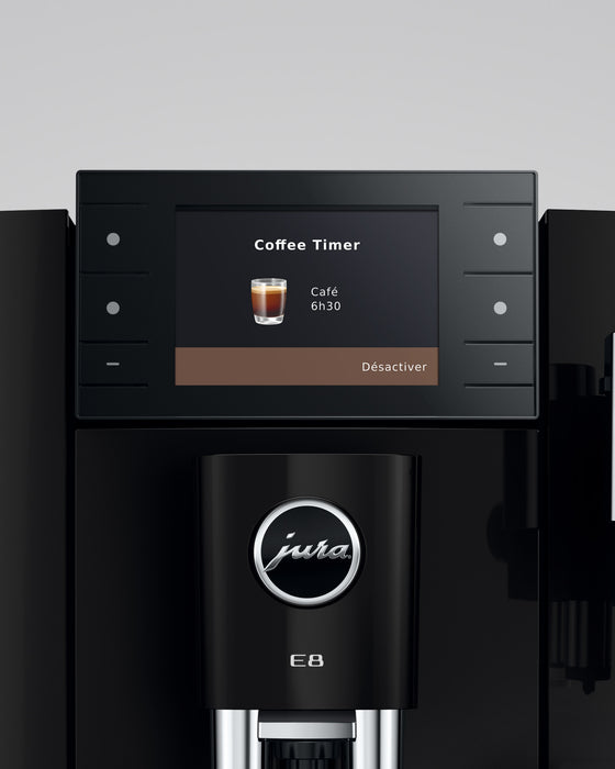 Machine espresso automatique E8, noire, Jura