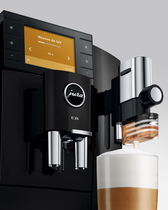 Machine espresso automatique E8, noire, Jura