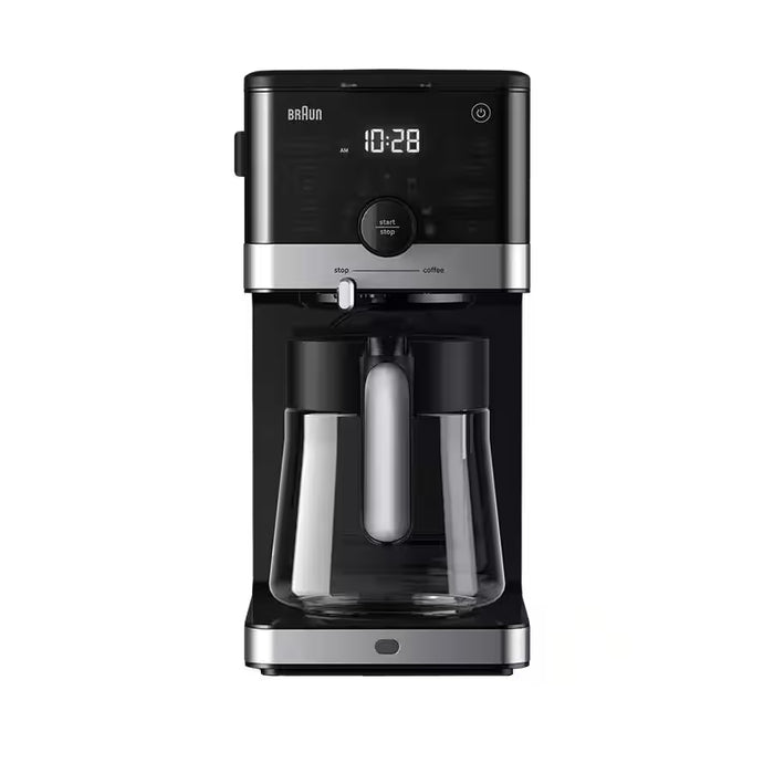 Cafetière filtre 1 tasses, programmable, acier inoxydable, OptiBrew Pro, Braun