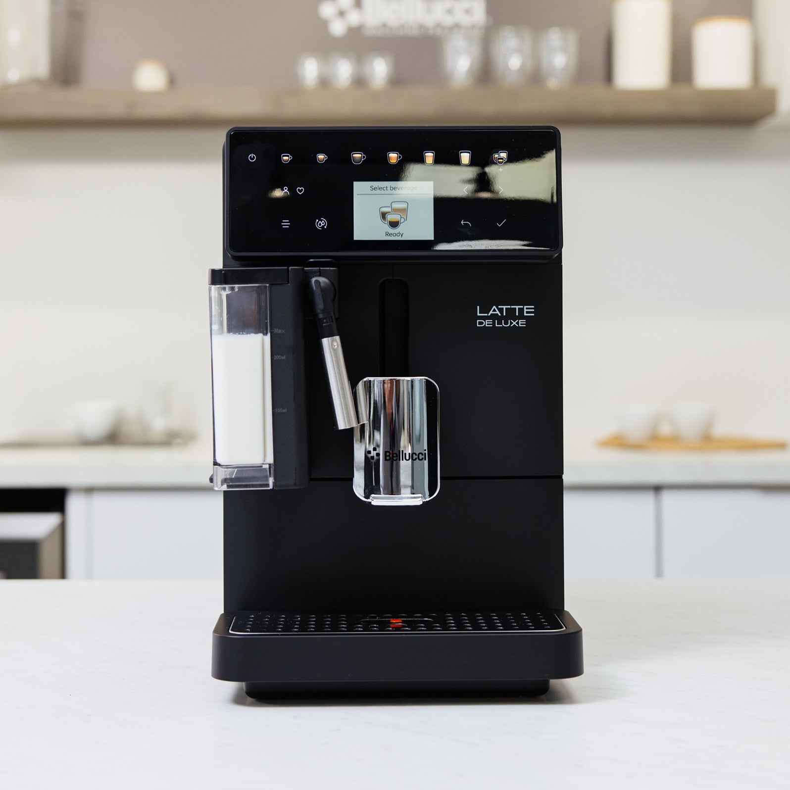 Machine espresso automatique, noire, Bellucci Latté De Luxe — Boutique ...