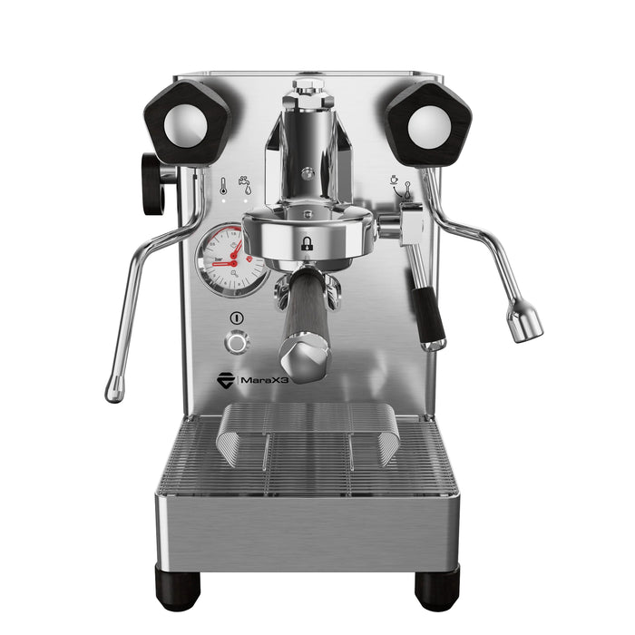 Machine espresso manuelle, chrome, MaraX3, Lelit