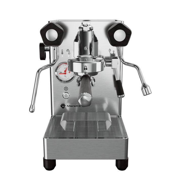 Machine espresso manuelle, chrome, MaraX3, Lelit