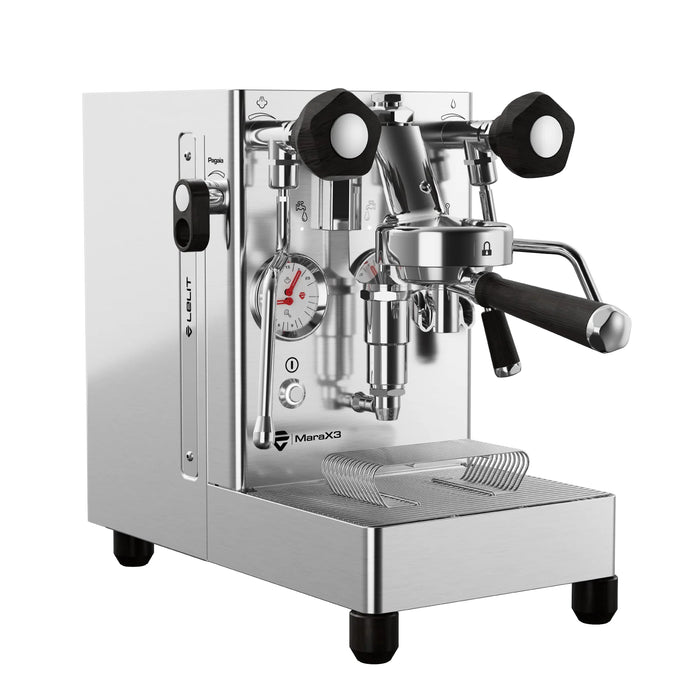 Machine espresso manuelle, chrome, MaraX3, Lelit