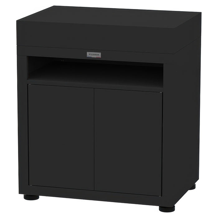 Meuble avec tablette, noir, Le Marquier