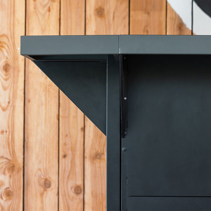 Module d'angle de comptoir, gris cargo, ENO