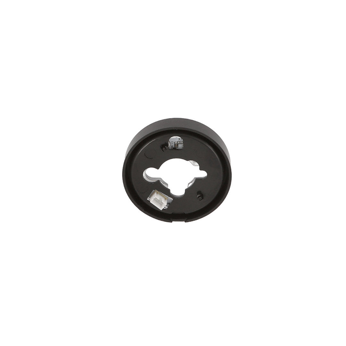 Disque lumineux de bouton de contrôle, noir, petit, Napoléon