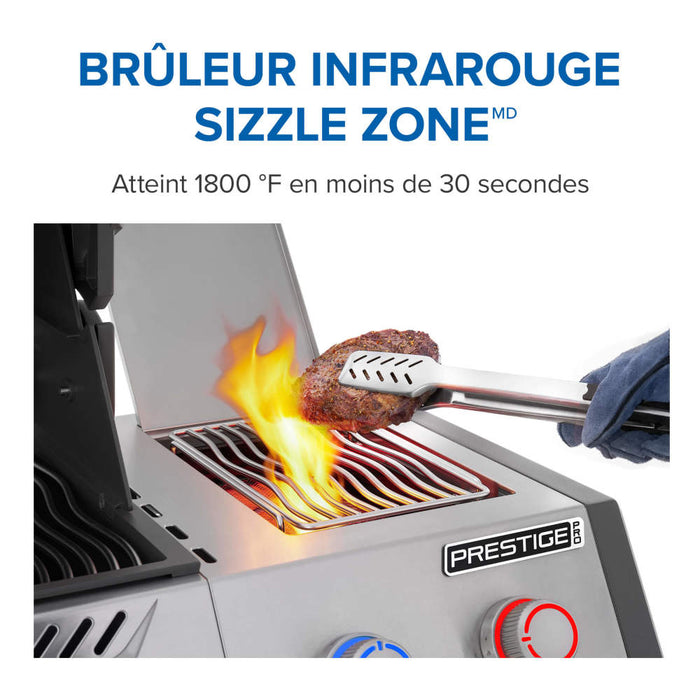 BBQ Prestige PRO 500, connecté, acier inoxydable, Napoléon