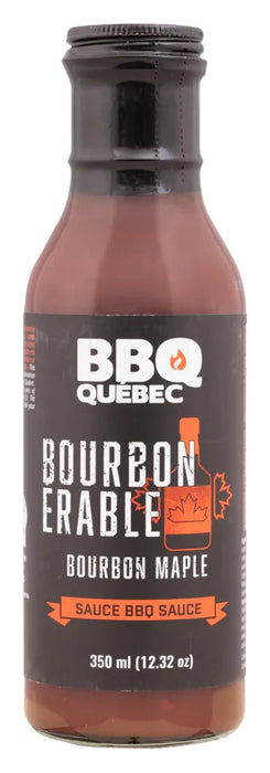 Sauce BBQ Bourbon à l'érable, 350 ml, BBQ Québec