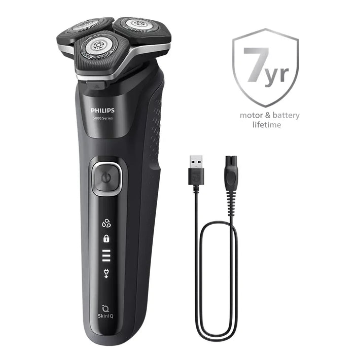 Rasoir rechargeable pour homme, noir, sec et humide, Series 5000, Philips (S5898)