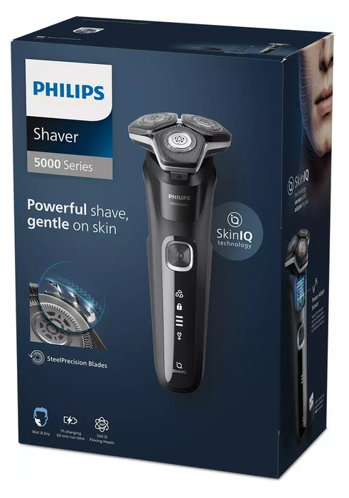 Rasoir rechargeable pour homme, noir, sec et humide, Series 5000, Philips (S5898)