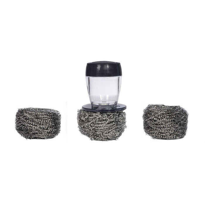 Support avec 3 boules en acier inoxydable, ENO