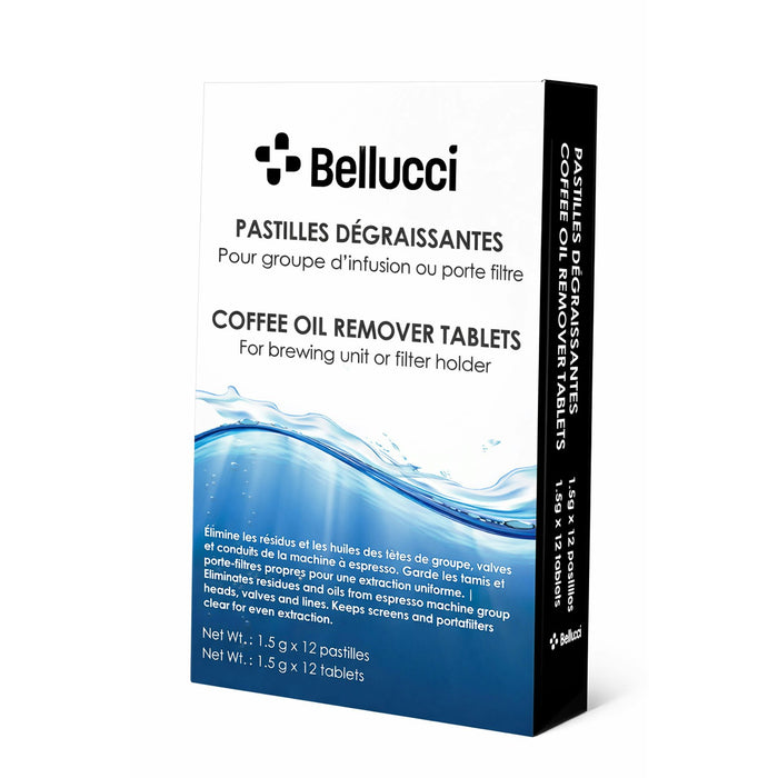 Pastilles dégraissantes pour groupe infuseur/porte-filtre Bellucci (paquet de 12)