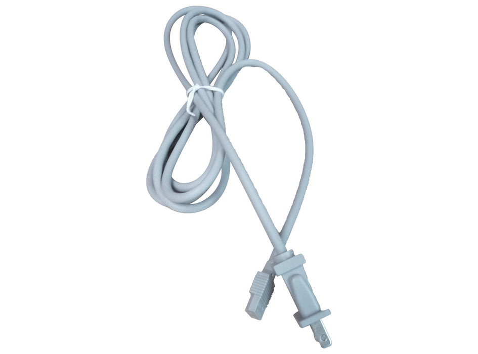 Cordon électrique 18/2C, 8 pi., gris, Cyclo Vac