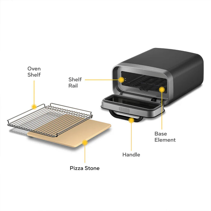 Four à pizza électrique, gris, Ooni Volt 2