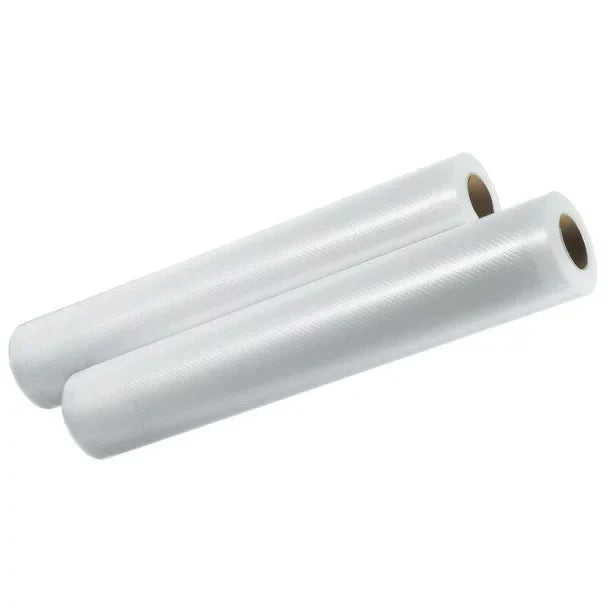 Paquet de deux rouleaux de sacs pour scelleuse sous-vide 11 po x 18 pi