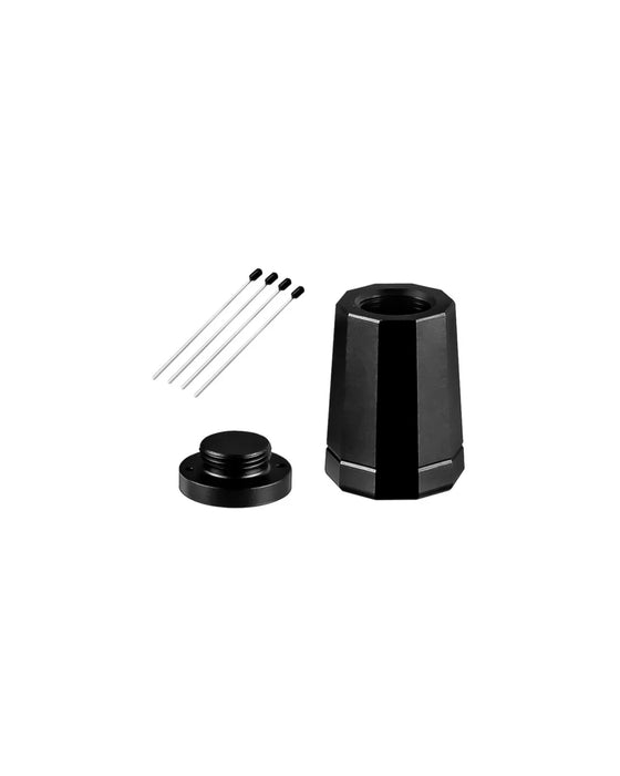 Agitateur de mouture en aluminium, noir, Padolli