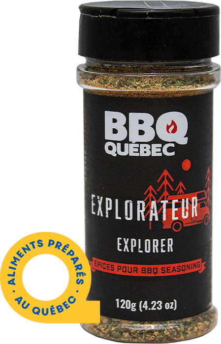 Épices BBQ 120 gr, Explorateur, BBQ Québec