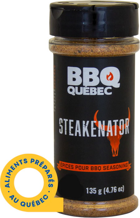 Épices BBQ 135 gr, Steakenator, BBQ Québec