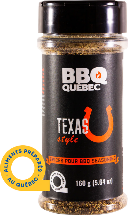 Épices BBQ 160 gr, Texas, BBQ Québec