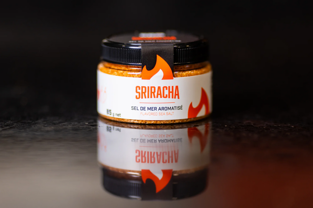 Sel aromatisé 85 gr, Sriracha, BBQ Québec