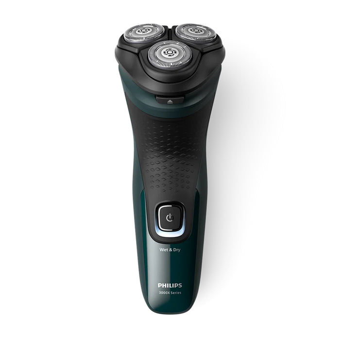 Rasoir rechargeable pour homme, vert, sec et humide, Philips 3000X