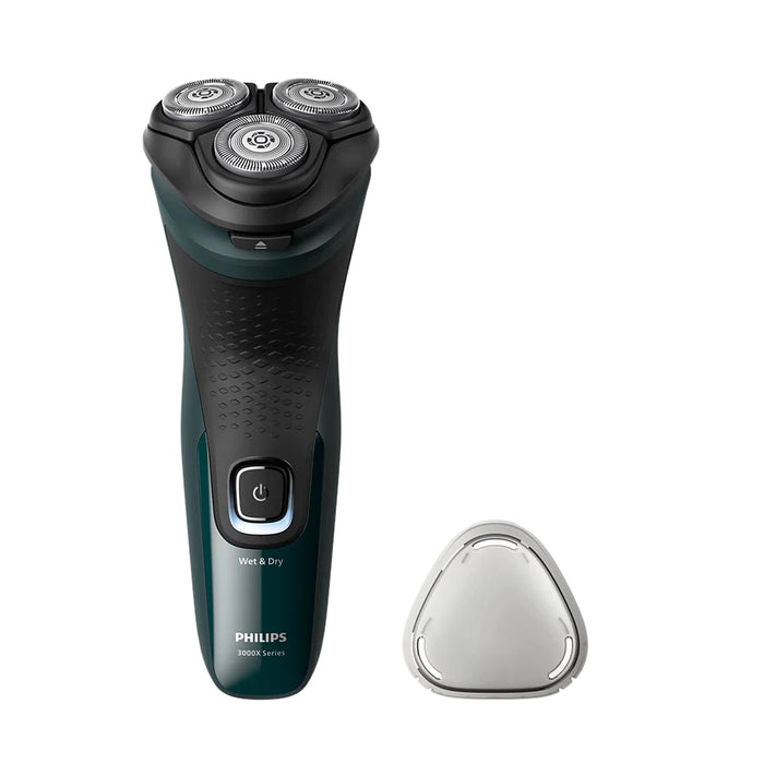 Rasoir rechargeable pour homme, vert, sec et humide, Philips 3000X