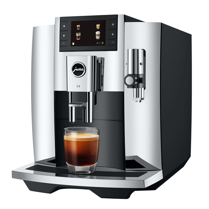 Machine espresso automatique, Jura E8 chrome (nouvelle version)