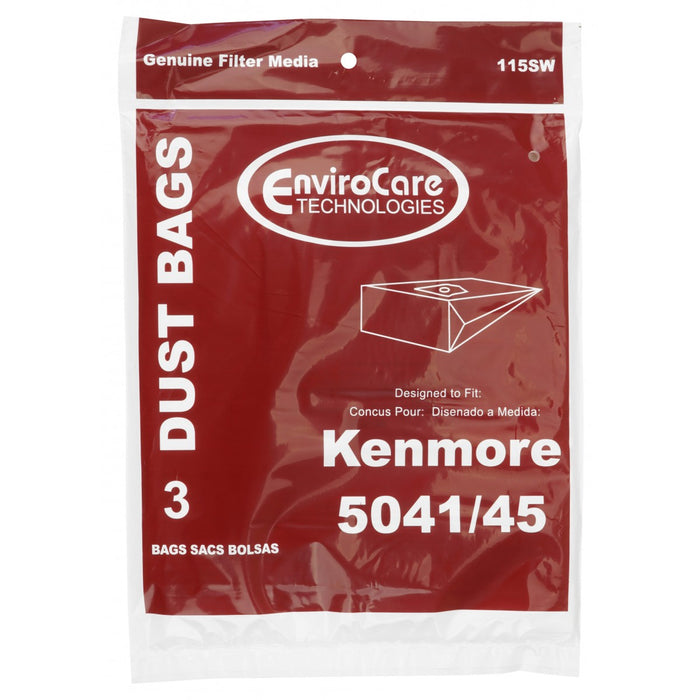 Sacs en papier pour aspirateur Kenmore 5041/45 (paquet de 3)