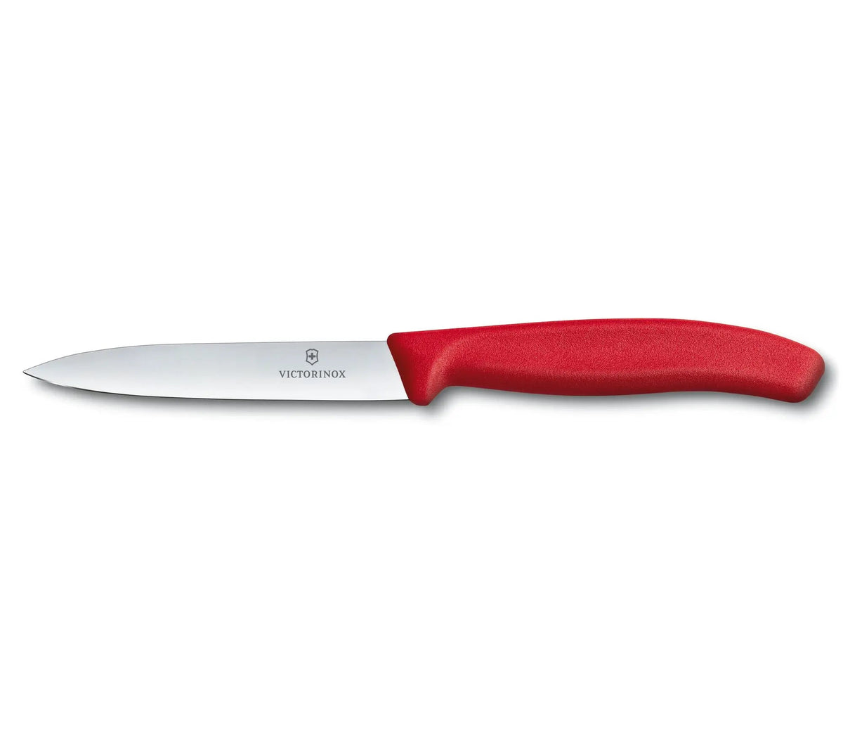6.7801.FB Couteau d'office rouge lisse Victorinox Swiss Classic pliant sur  carte
