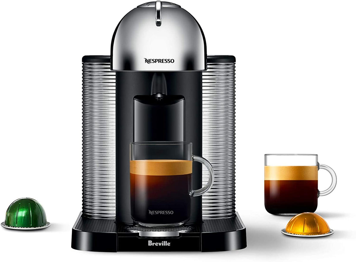 Machine à café Nespresso Vertuo, chrome, Breville — Boutique de la balayeuse
