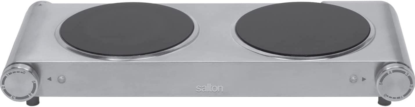 Table chauffante 1800 watts, 2 ronds infra-rouge, Salton