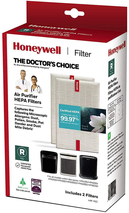 Filtre HEPA type R, Honeywell HRF-R2C (paquet de 2)